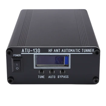 Новый собранный ATU-130 Плюс ATU-130+ 1.8- Автоматический антенный тюнер 50 МГц 200 Вт с OLED-дисплеем Обновление корпуса ATU-100