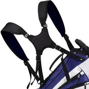 Двойной плечевой ремень для сумки для гольфа Мягкий Регулируемый рюкзак многоразового использования, сумки для переноски, удобные ремни, спортивная замена