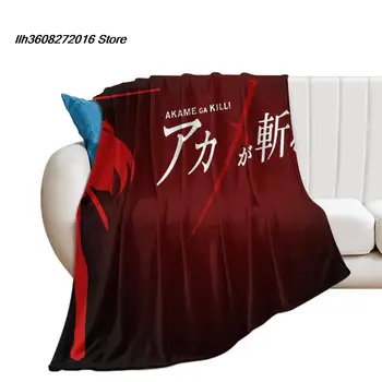 Фланелевое одеяло Kawaii Akame Ga KILL Персонализированный подарок для фото Сделай САМ Домашнее одеяло для дивана для отдыха на открытом воздухе портативное одеяло Теплые постельные принадлежности