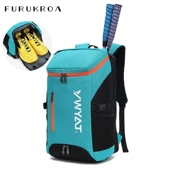 Большой рюкзак для теннисной ракетки с карманом для обуви Молодежная спортивная сумка для бадминтона Outdoor Pack Сумки через плечо для фитнеса XA104B