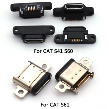 1-10 шт. Порт Зарядной Док-станции USB Зарядное Устройство Штекерный Разъем Jack Type C Conatct Для Caterpillar Cat S41 S42 S60 S61 S52 S62Pro S62 Pro