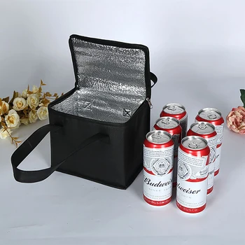 Портативная сумка-холодильник для ланча Складной изоляционный пакет для льда для пикника Термосумка для еды Пакеты для напитков Изолированные Сумки Сумка для доставки еды