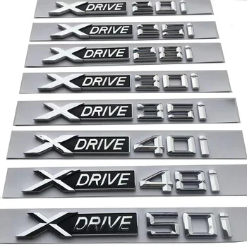 Оригинальный ABS Для BMW X1 X2 X3 X4 X5 X6 xDrive 35i Word Standard 40i Смещение Стандартный Задний Багажник Автомобиля Эмблема Значок Наклейки