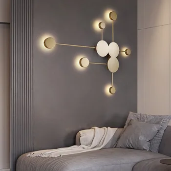 Минималистичный светодиодный настенный светильник Big Dipper для гостиной, прикроватной тумбочки в спальне, настенного светильника, атмосферы творческой личности, светильника