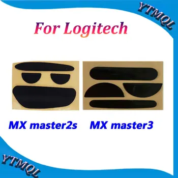 2-10 комплектов ножек для мыши, накладки для коньков Logitech MX Master2S 3, проводная беспроводная мышь, Белый Черный разъем для противоскользящей наклейки