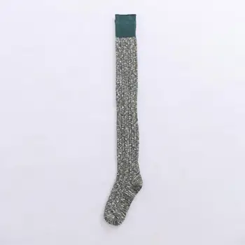 Противоусадочные 1 пара модных удобных зимних длинных носков, нескользящие женские носки, утепленные для повседневной носки