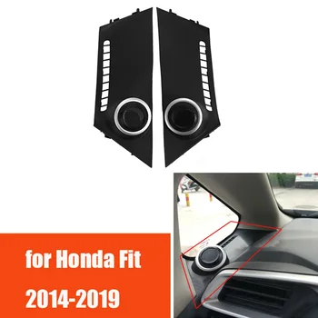Крышка высокочастотного динамика передней двери, крышка высокочастотного динамика, украшение в виде рожка для Honda Fit 2014-2019