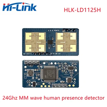 1шт HLK-LD1125H 24 ГГц ММ волна модуль радарного датчика обнаружения присутствия человека дыхательный индукционный дальномер