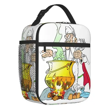 Obelix Getafix Asterix, изолированная сумка для ланча для кемпинга, путешествий, Герметичный кулер, термос для ланча Для женщин и детей