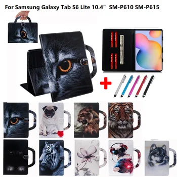 Для Samsung Galaxy Tab S6 Lite Case 10.4 2020 P610 P615 Портативный Модный Чехол Для планшета Galaxy Tab S6 Lite SM-P610 SM-P615 Etui