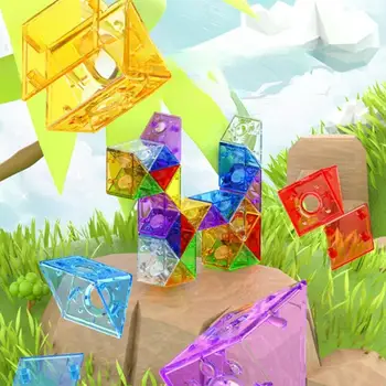Diansheng Magic Snake Cube 24/36/48/60/72 Секции Twist Puzzle Speed Cube Развивающие Игрушки Для Детей Трансформируемые Кубики