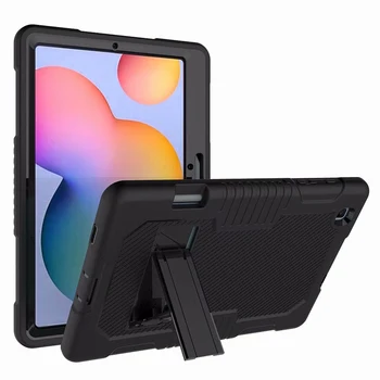 Сверхпрочный Противоударный Чехол для Samsung Galaxy Tab S6 Lite 10.4 SM-P610 SM-P615 Tablet Funda Kids Cover с Держателем Ручки и Подставкой