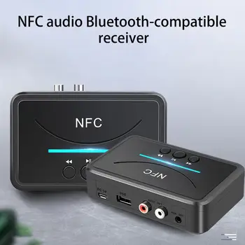 1 комплект полезных безбарьерных устройств с выходом AUX, Bluetooth-совместимый приемник, Автомобильный Bluetooth-совместимый аудиомузыкальный адаптер
