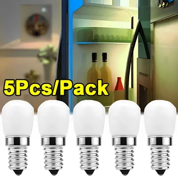 5 /1шт Светодиодная лампа для холодильника E14 Электрическая лампочка 220V Светодиодная лампа для холодильника, винтовая лампа для домашнего освещения холодильной витрины
