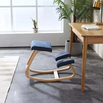 Шезлонг, оригинальный эргономичный стул для коленопреклонения, Табурет, Мебель для домашнего офиса, Эргономичная Деревянная мебель-качалка для компьютера Meuble