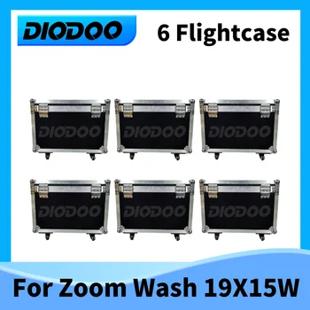 Flight Case LED Zoom Wash 19x15 Вт Fly Case Wash Moving Head Beam Light Flight Case Lyre Zoom Wash LED Beam Spot DMX FlightCase