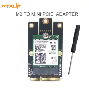 A + E ключ M.2 NGFF в Mini PCI-E Конвертер Адаптер для M2 Wifi Wlan Bluetooth Карта для Intel AX200 9260 8265 8260 Настольный Ноутбук