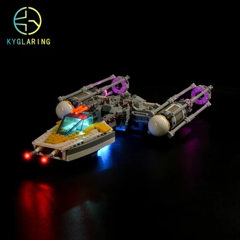 Комплект светодиодной подсветки Kyglaring для набора строительных блоков LEGO 75172 Star War Y-Wing Star fighter (модель в комплект не входит)