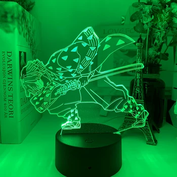 3D акриловый светодиодный ночник Аниме 