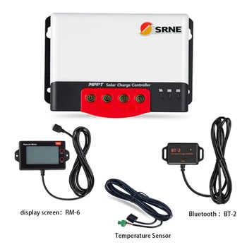 40A MC2440N10 SRNE MPPT солнечный контроллер заряда 12V 24V для солнечной домашней системы с функцией Bluetooth