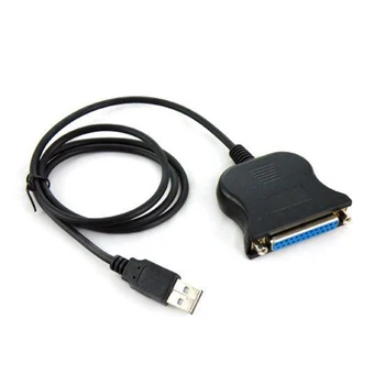USB на 25-контактный разъем DB25 IEEE 1284 Параллельный принтер LPT Адаптер Конвертер для печати Кабель параллельного интерфейса связи