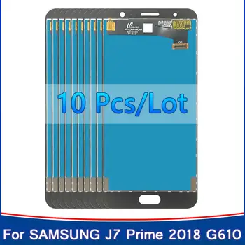 Оптовая продажа 10 шт Тестового ЖК-дисплея J7 Prime LCD Для Samsung Galaxy J7 Prime G610 Жк-дисплей G610F С Заменой Сенсорного Экрана В Сборе J7P