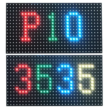 (1/4 scran) P10 outdoor rgb 3535 SMDSMD (3в1) полноцветный светодиодный экранный модуль, 32 *16 пикселей, 320 мм * 160 мм