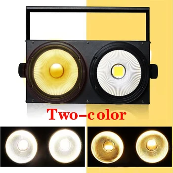 НОВЫЕ сценические светильники Cob 2 Eyes мощностью 220 Вт Par LED DMX512 Party Show, соответствующий цвету звуковой контроллер, стробоскопические сценические светильники KTV Disco
