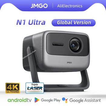 Глобальная версия JMGO N1 Ультра Тройной Лазерный Проектор 4K UHD 4000ANSI Люмен С Карданным 3D Wi-Fi Кинотеатром 6 Beamer Cinema для Домашнего Кинотеатра