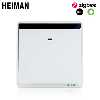 HEIMAN ZigBee Smart Switch Wall Neutralline live line ПРИЛОЖЕНИЕ Для Дистанционного Управления Светом Беспроводной Переключатель Для Модуля системы 