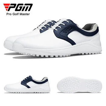 Мужская обувь для гольфа PGM с защитой от бокового скольжения, водонепроницаемая мужская спортивная обувь, дышащие кроссовки XZ280