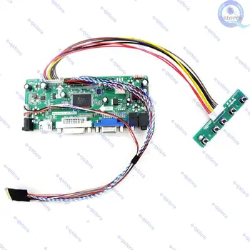 e-qstore: Преобразуйте Turn N133BGE-L41 13,3 “1366X768 в монитор-LCD/LED Преобразователь контроллера Lvds Плата Diy Kit HDMI-совместимый VGA