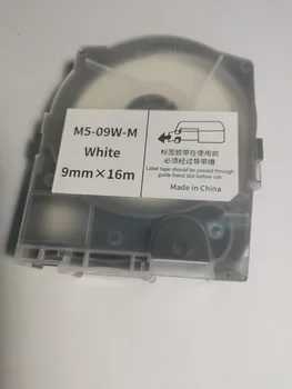 3x M5-09W-M Кассета С Белой Этикеточной Лентой 9mmx16m Для Max LM-550A LM-550E Этикетировочная Машина Кабельный Принтер ID