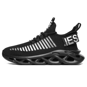 Кроссовки Большого размера, мужские кроссовки для бега, модная воздушная сетка, Сверхлегкая спортивная обувь для ходьбы, бег трусцой, спортивные мужские теннисные туфли 39-47