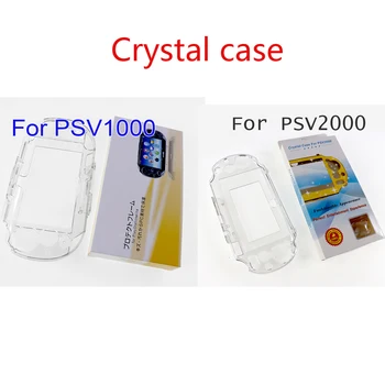 Кристально Прозрачный Жесткий Защитный Чехол Cover Shell Для Sony PSVita 1000 2000 PSV1000 Full Body Protector Skin Case