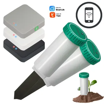Zigbee Smart, совместимый с Wi-Fi, монитор влажности почвы, температуры, датчик теплицы, мобильный телефон, дистанционный мониторинг растений, тестер