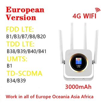 CPF903-B Wi-Fi маршрутизатор LTE CAT4 со скоростью до 150 Мбит/с 3000 мАч Battery4g lte modemWifi ключ с четырьмя внешними антеннами высокой мощности Wifi