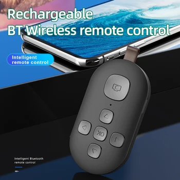 Беспроводной видеоконтроллер на кончиках пальцев для телефона, устройства для селфи, просмотра электронных книг, Bluetooth 5.0 Type-C, перезаряжаемый для IOS/ Android
