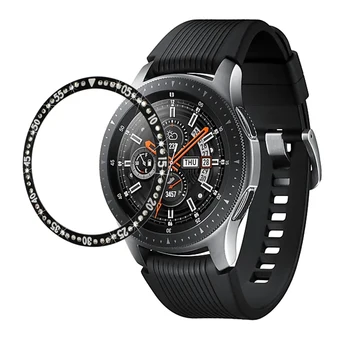 Рамка для Samsung Gear S3 46 мм, модная металлическая рамка с бриллиантами для Samsung Galaxy Watch 42 мм, Аксессуары для часов 46 мм